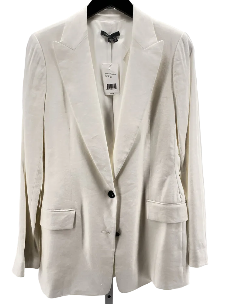 Vince Size 12 White Blazer