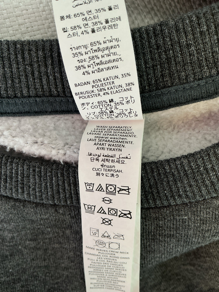 Alo Size M Gray Sweatshirt