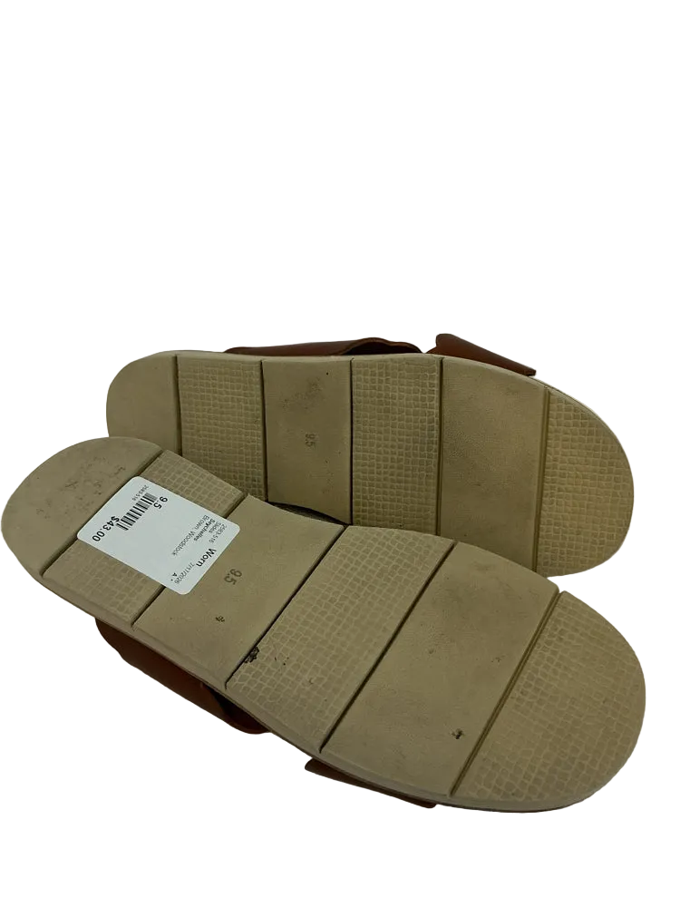 Seychelles Shoe Size 9.5 Brown Woodstock Slides