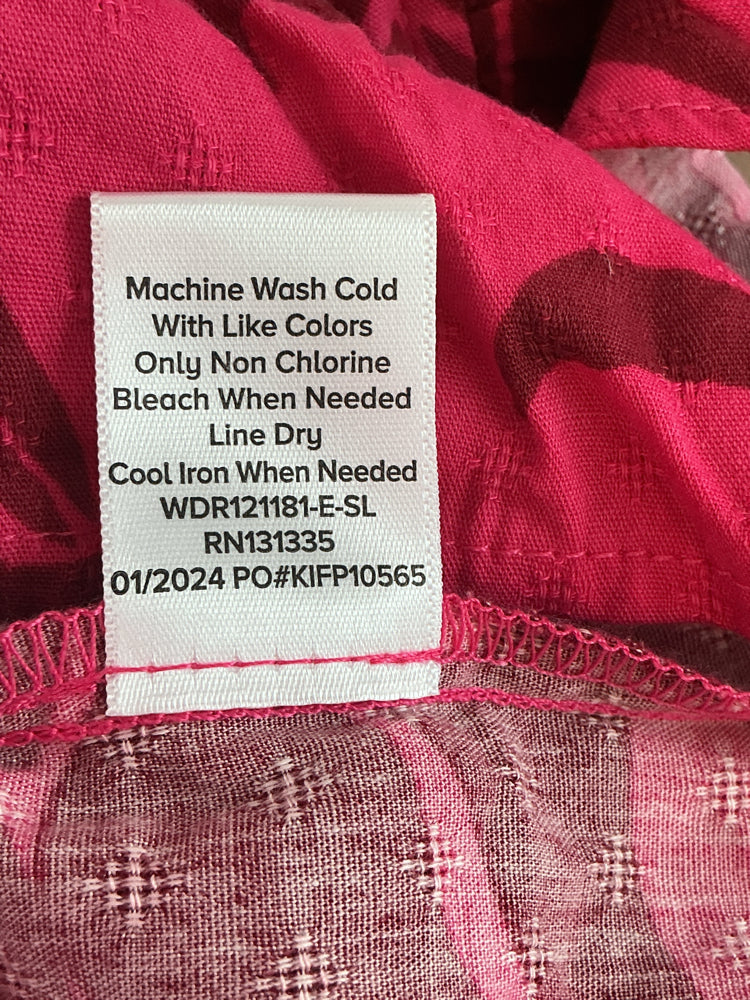 Evereve Size XS Pink & Red Dress