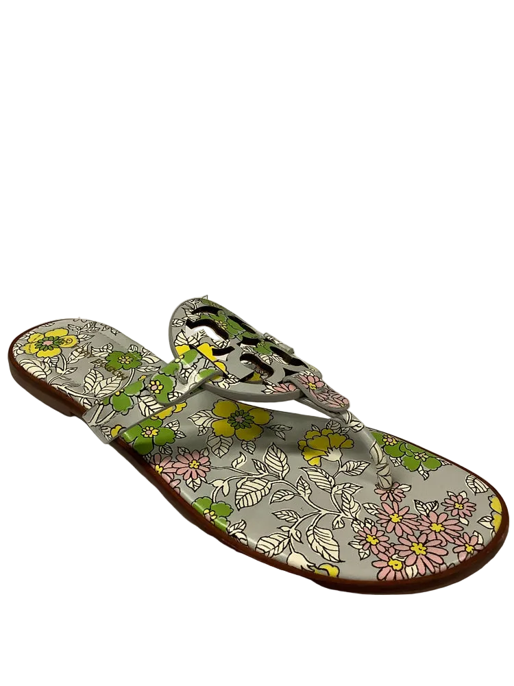 Tory Burch Shoe Size 9 Light Blue Multi Miller Sandals