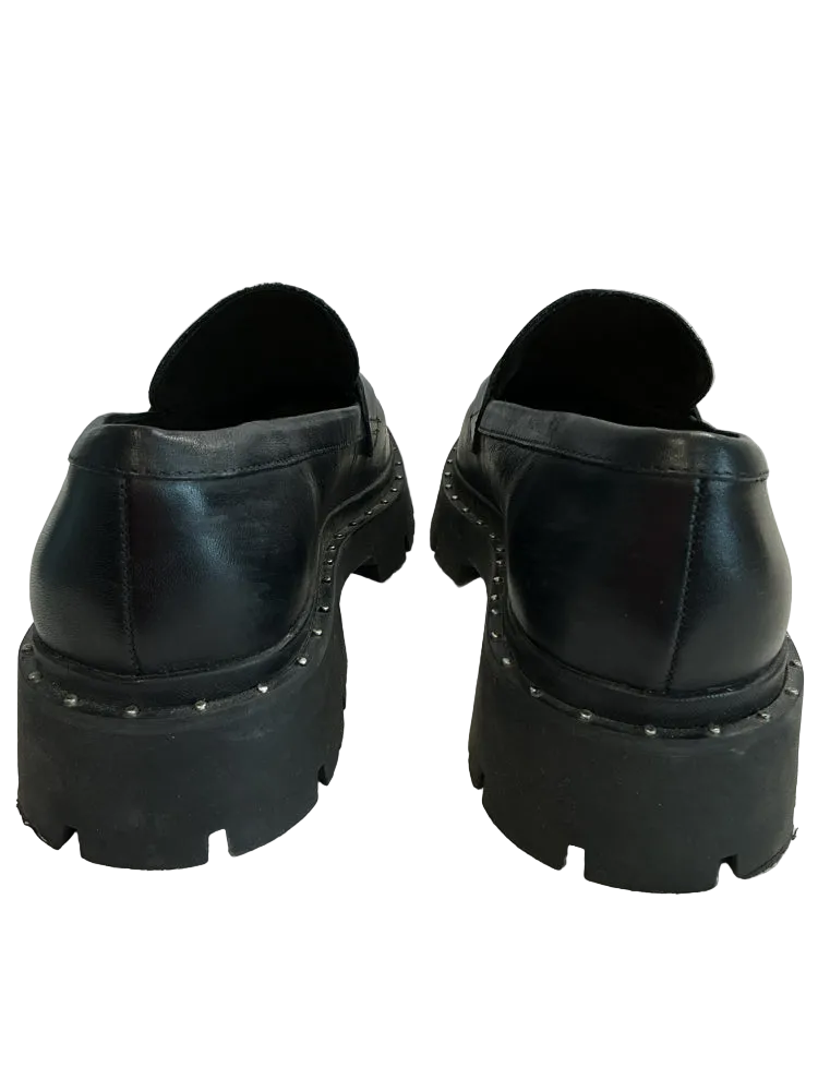 Schutz Shoe Size 8 Black Loafers