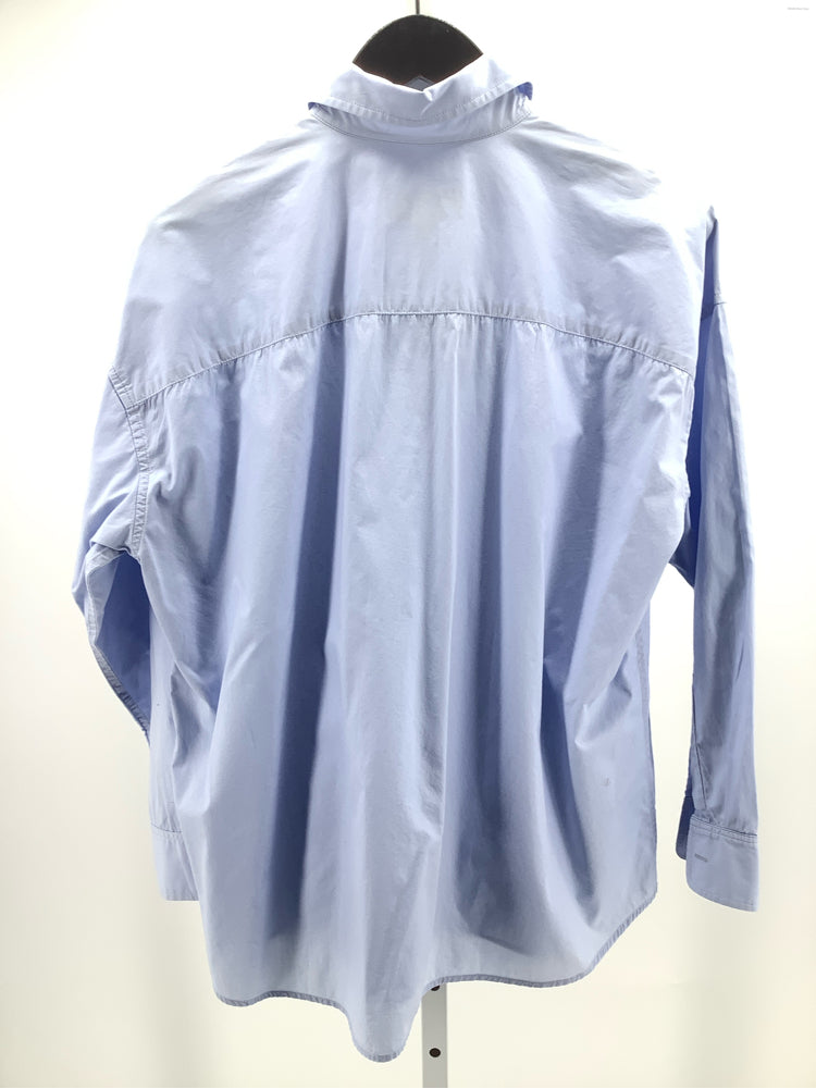 Nili Lotan Size S Blue Shirt