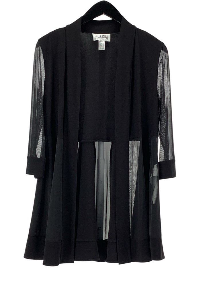 Joseph Ribkoff Size 4 Black Cardigan