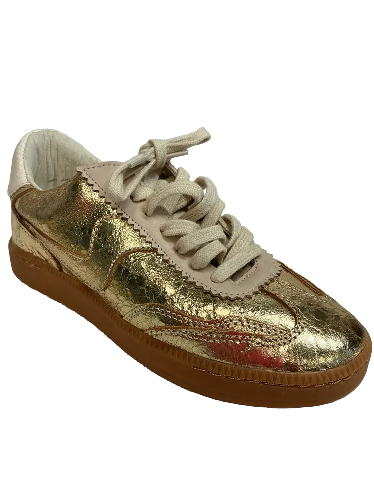 Dolce Vita Shoe Size 7 Gold Sneakers