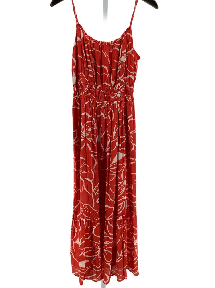 Z supply Size S Orange & Tan Toluca Cala Dress