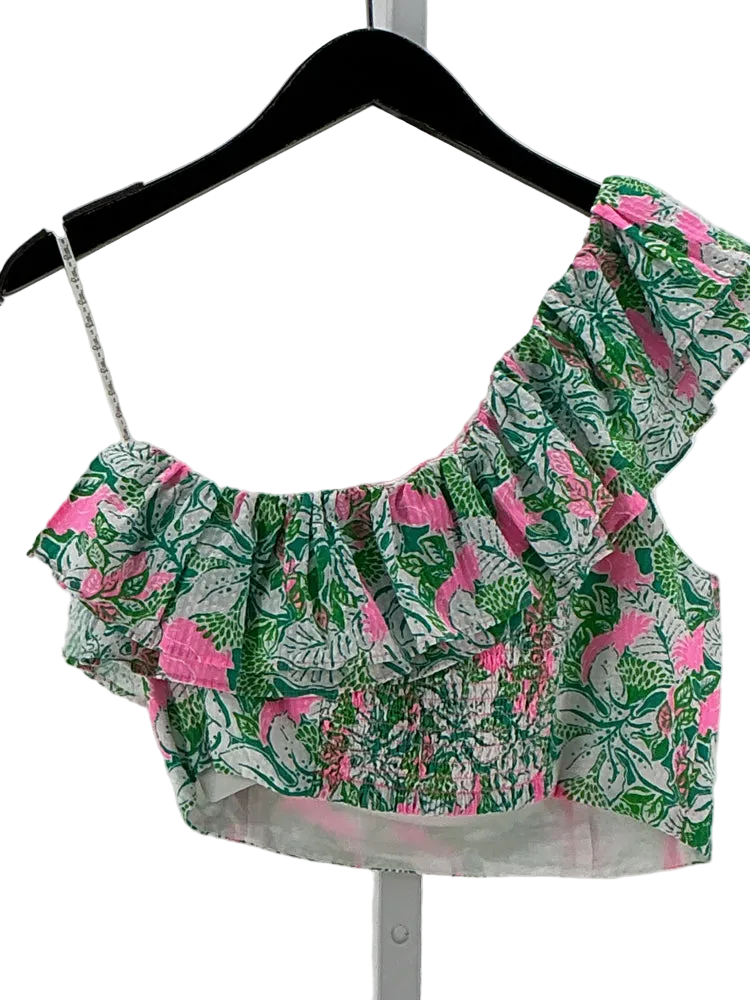 Lilly Pulitzer Size 6 Green multi Shirt