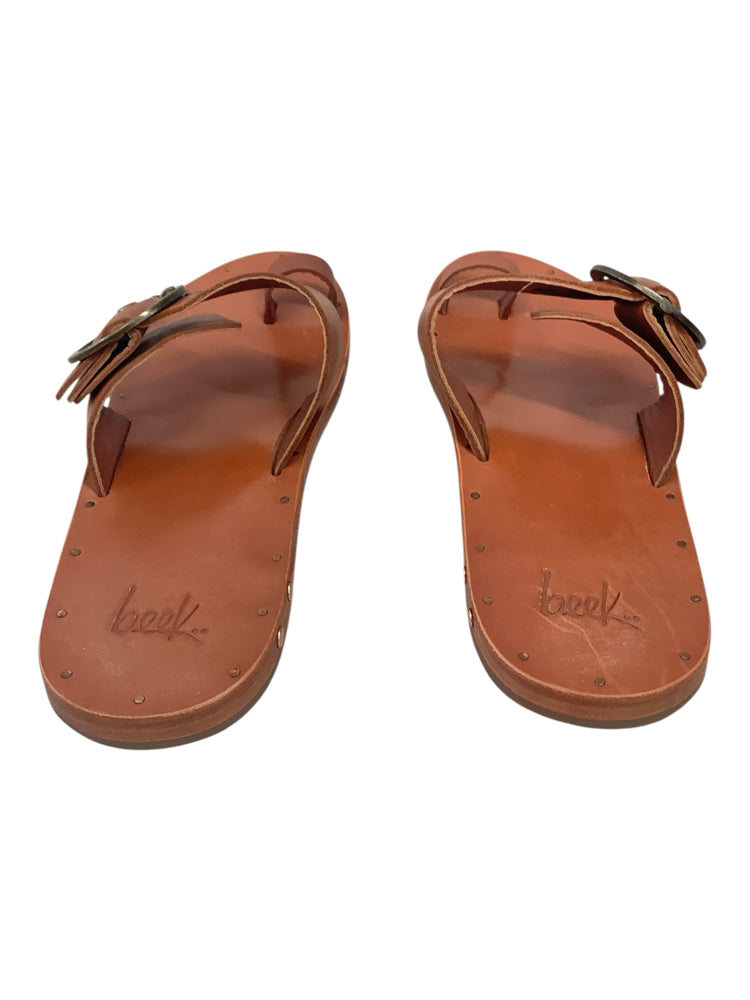 beek Shoe Size 8 Brown Sandals