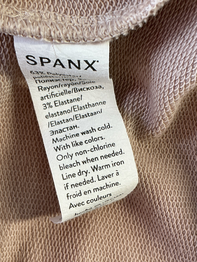 Spanx Size 1X Tan Sweatshirt