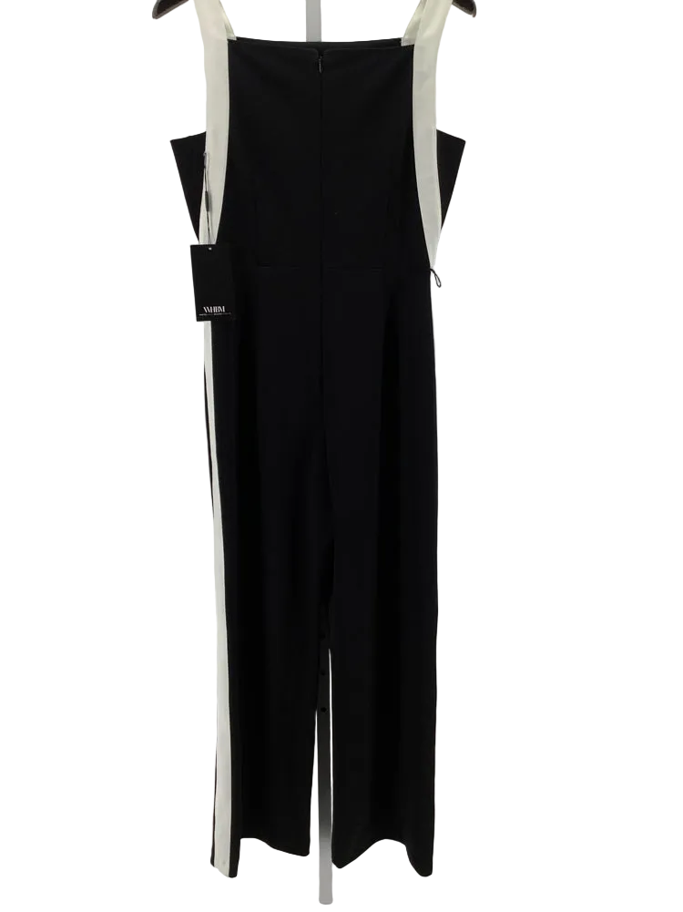 White House Black Market Size 6 Black & White Jumpsuit