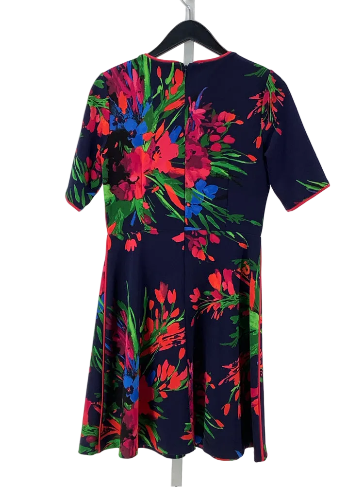 Vince Camuto Size 4 Navy multi Dress