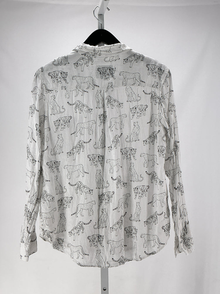 Rails Size S White & black Shirt