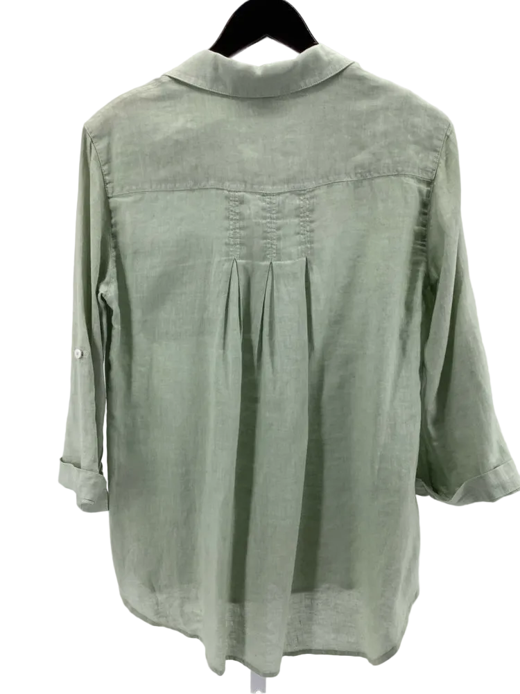 John Mark Size S Green Shirt