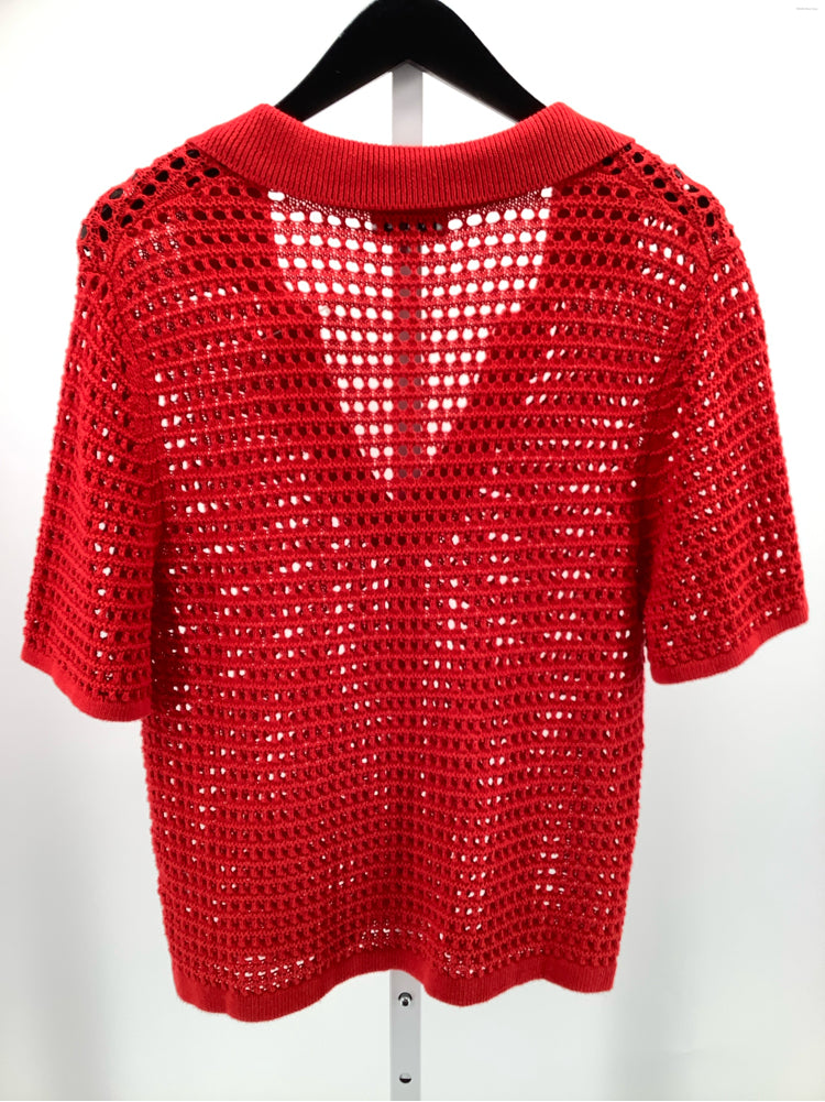 Evereve Size S Red Teagan Shirt