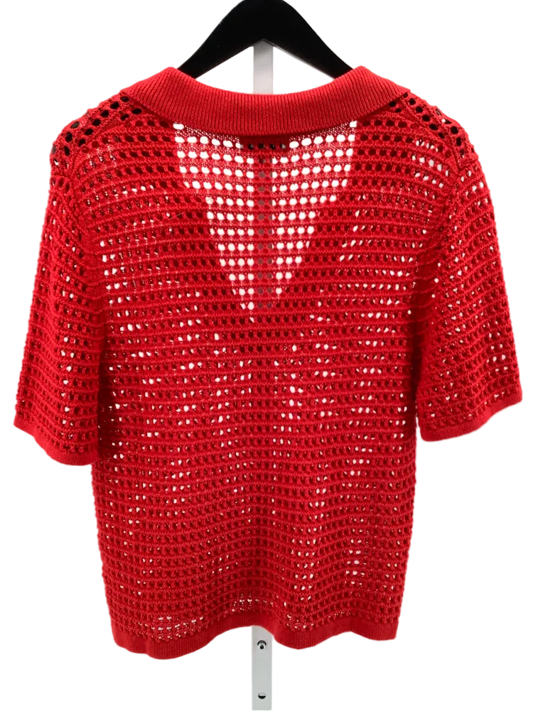 Evereve Size S Red Teagan Shirt