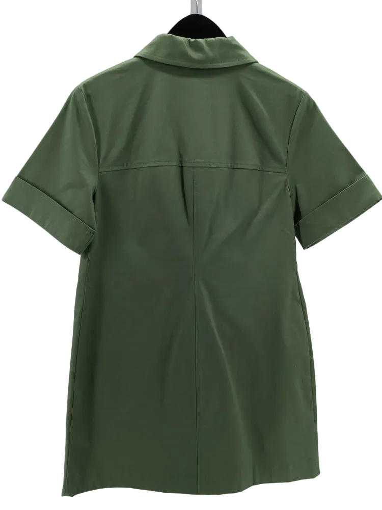 Jcrew Size 6 Green Gamine Dress