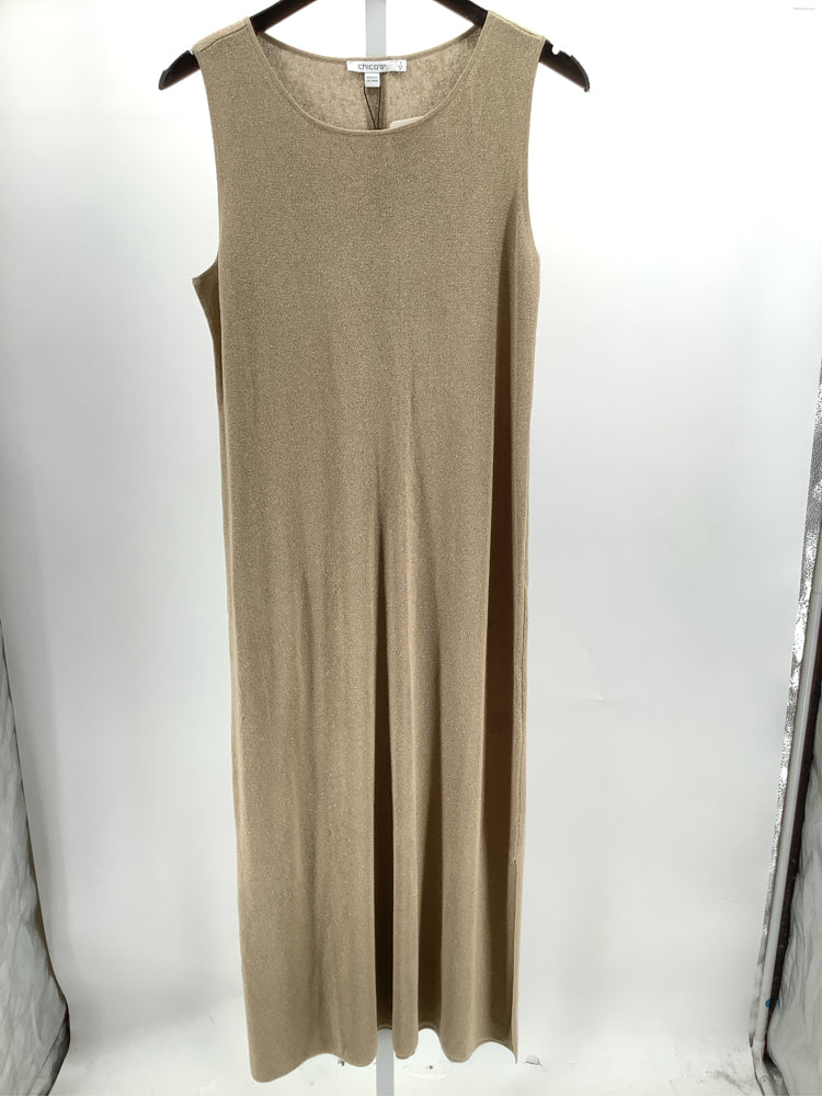 Chico's Size M Champagne Dress