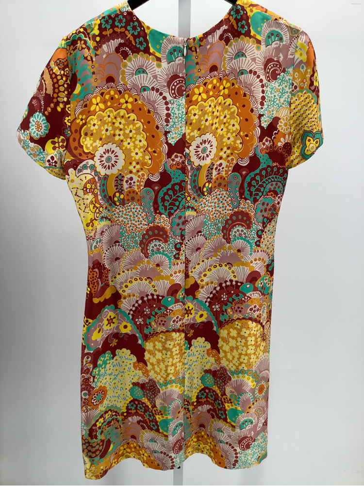 La Double J Size M Orange Multi Holi Dress