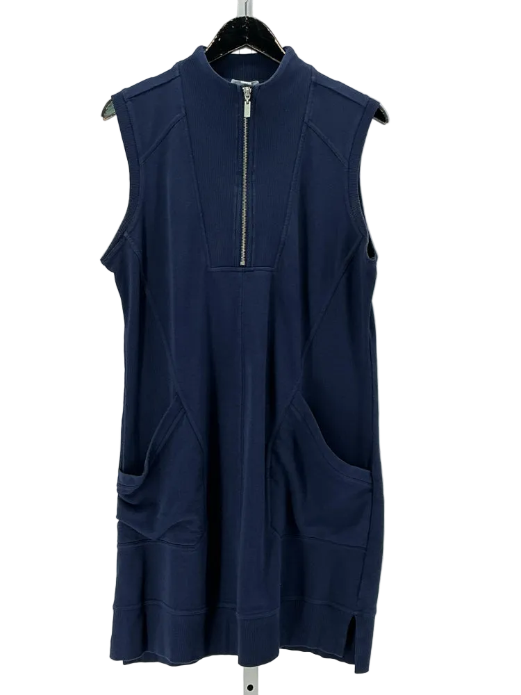 Tribal Sport Size L Navy Dress