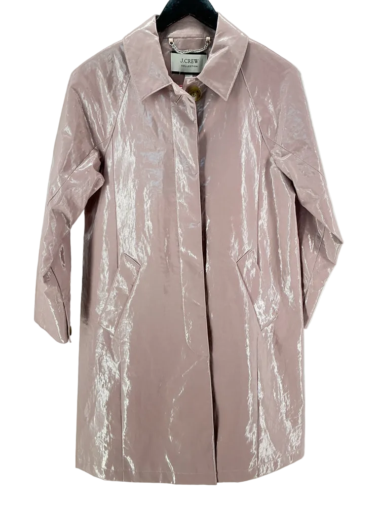 JCrew Collection Size XS Pink Endo Trench Jacket