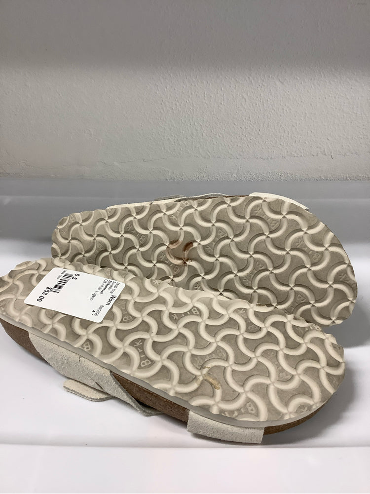 Birkenstock Shoe Size 6.5 Off White Lugano Sandals