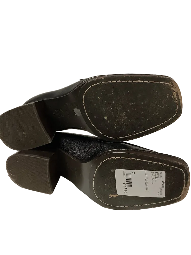 Tory Burch Shoe Size 7 Black Perrine Loafers