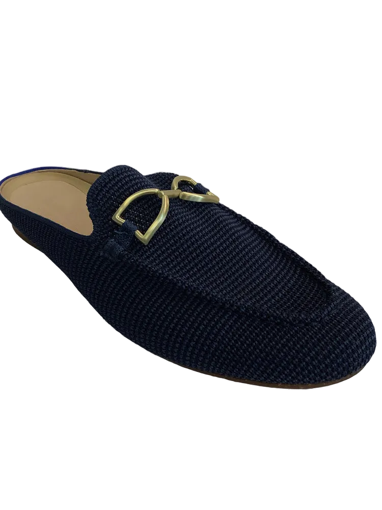 Rothy's Shoe Size 8.5 Navy Double Bit Mules