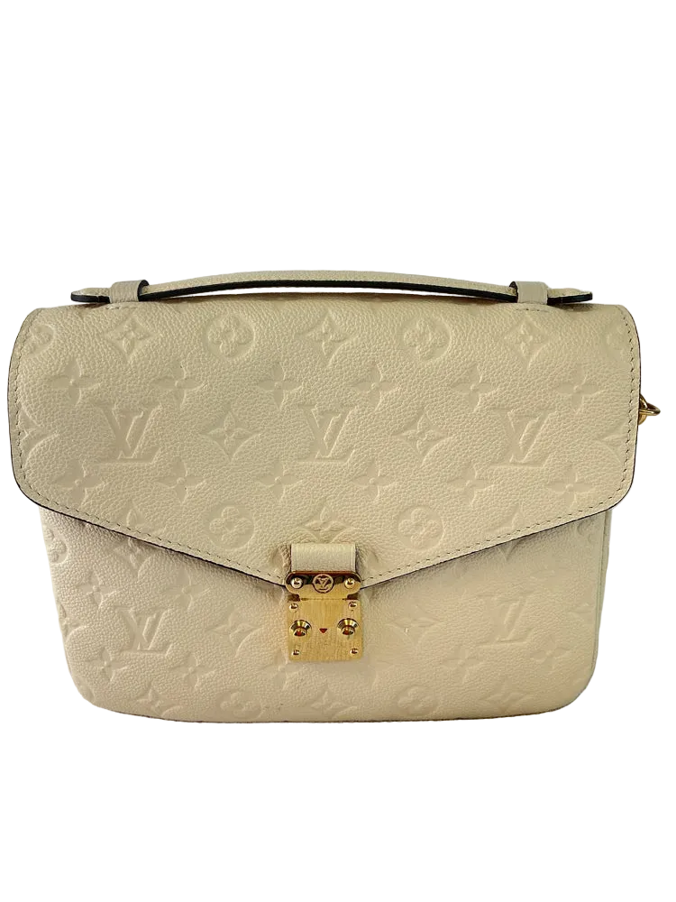 Louis Vuitton Cream Pochette Metis Handbags