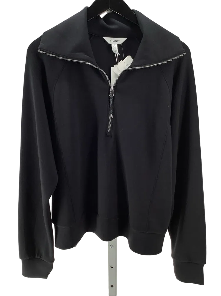 Spanx Size XL Black Sweatshirt