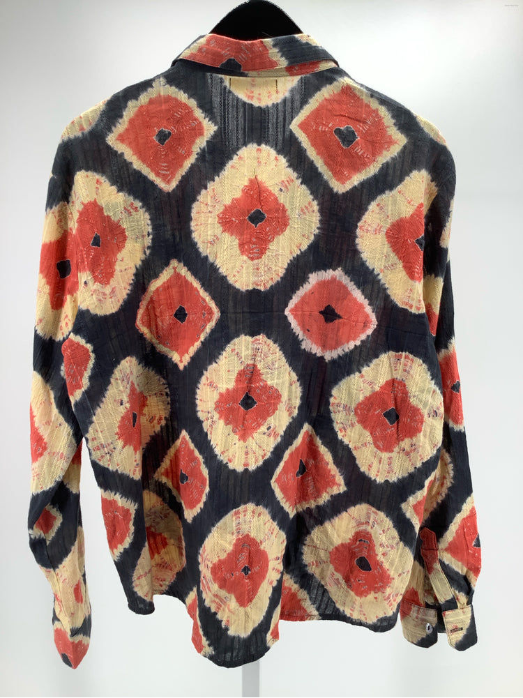 Maison Hotel Size L Navy multi Shirt