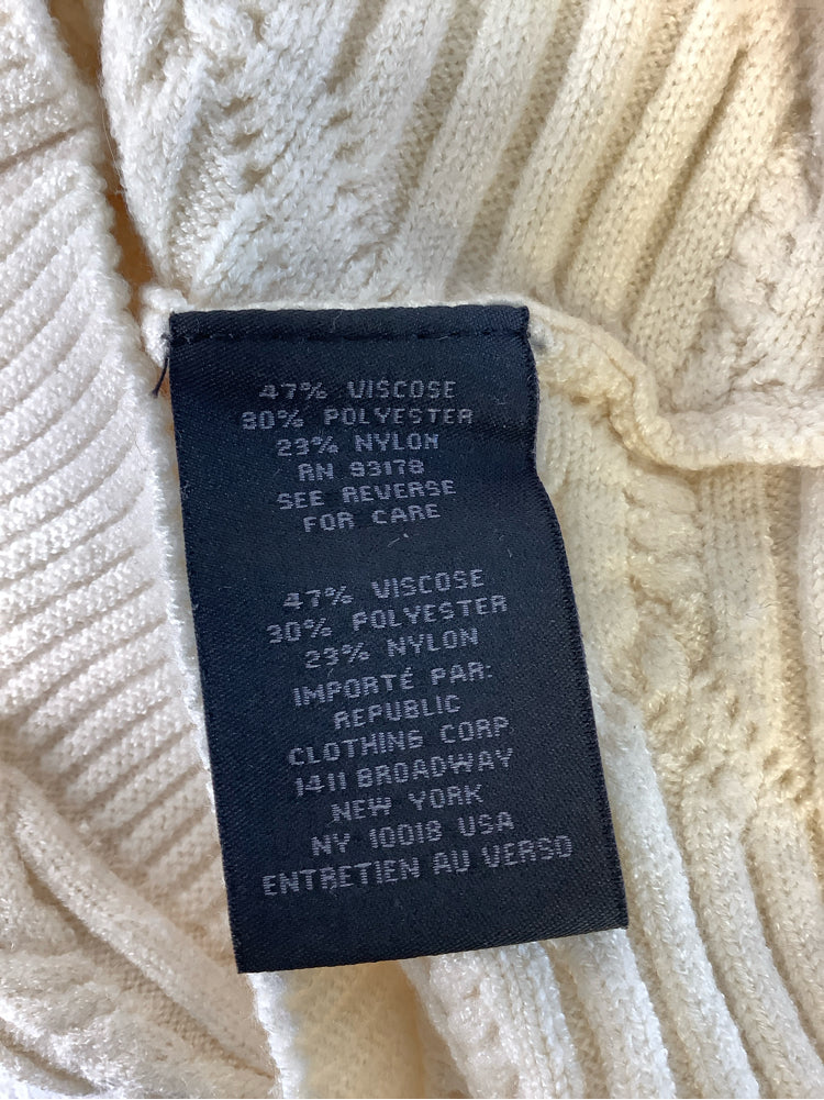 Magaschoni Size XS Cream Sweater