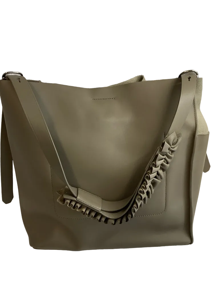 All Saints TAUPE/GRAY Maya Handbags