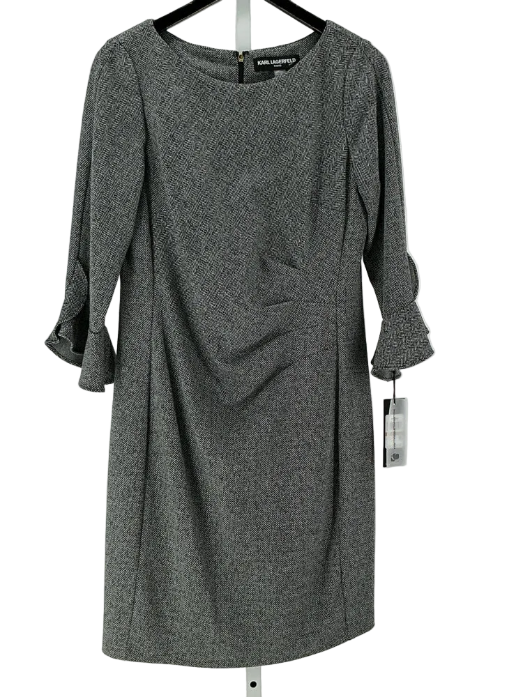 Karl Lagerfeld Size 12 Black & White Dress
