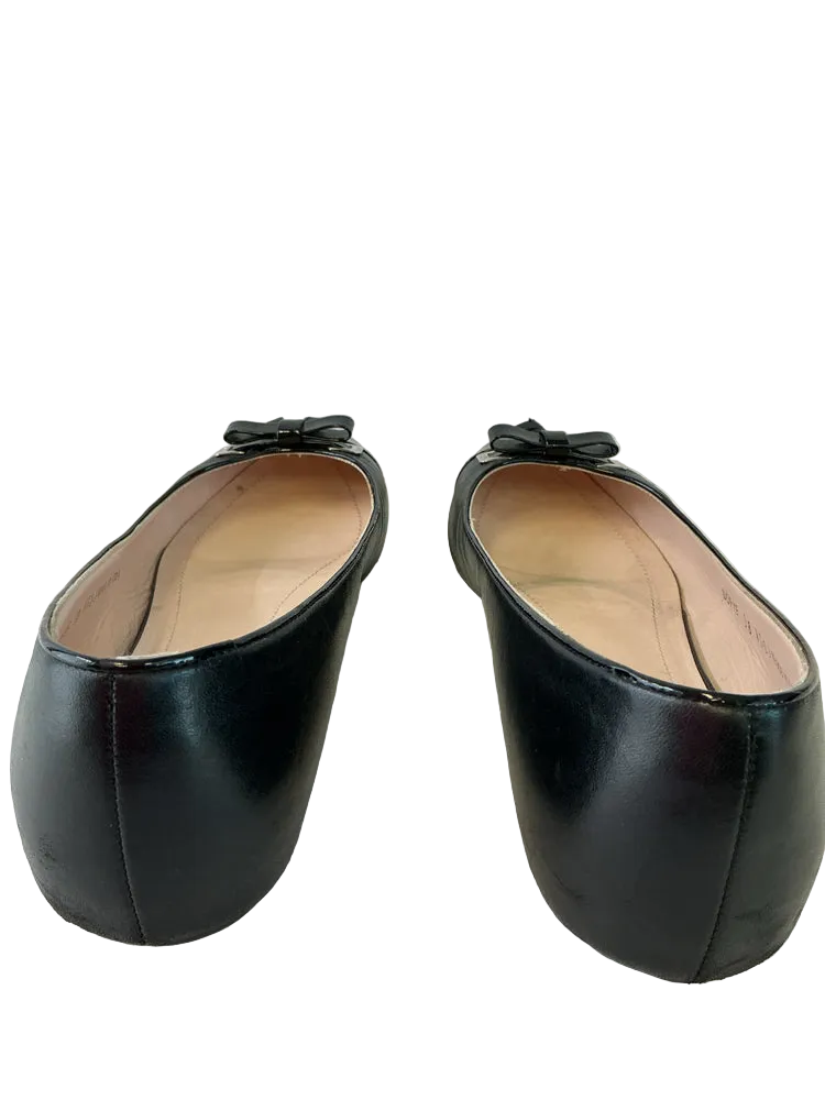 Bally Shoe Size 7.5 Black Flats