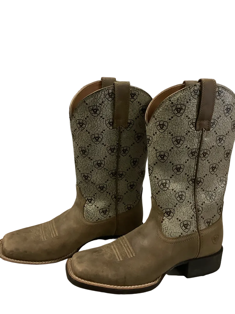 Ariat Shoe Size 7 Brown & Tan Boots