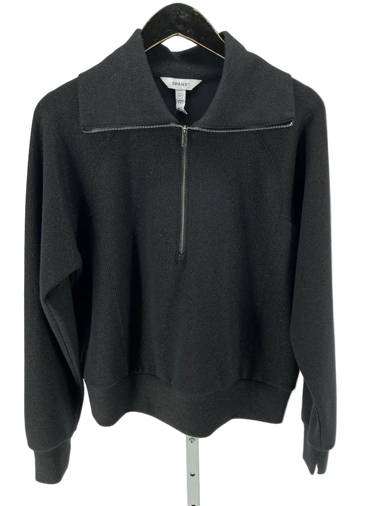 Spanx Size M Black Sweater