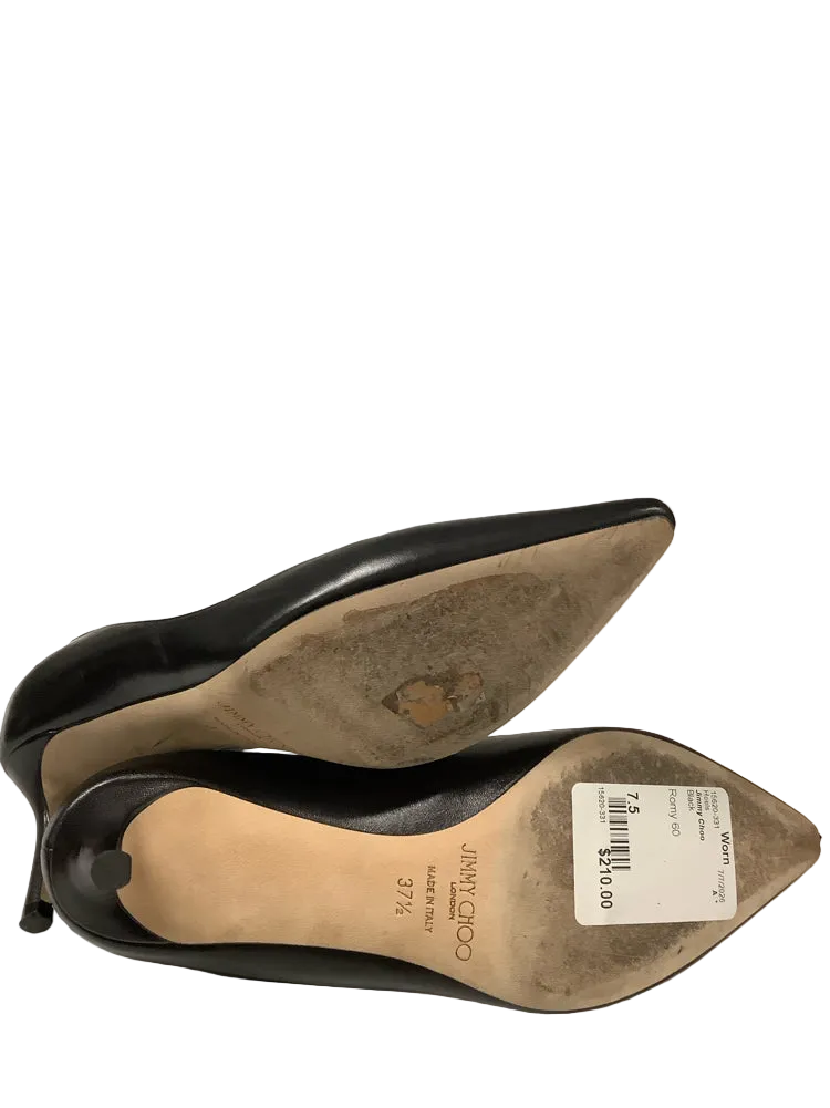 Jimmy Choo Shoe Size 7.5 Black Heels