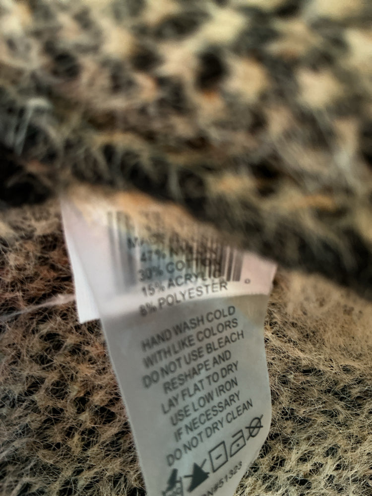 Vince Camuto Size 3X Tan Multi Sweater