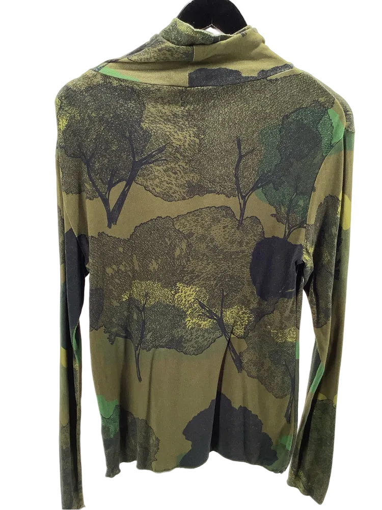Soeur Size M Green multi Harper Forest Shirt
