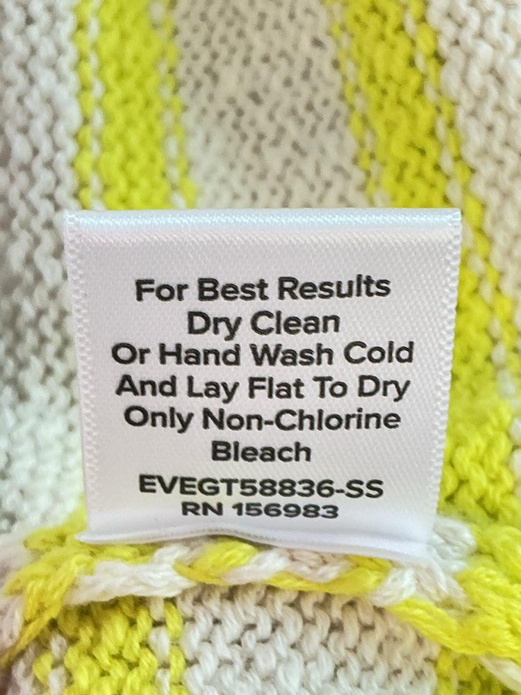 Evereve Size XS Cream & Yello Tank Top