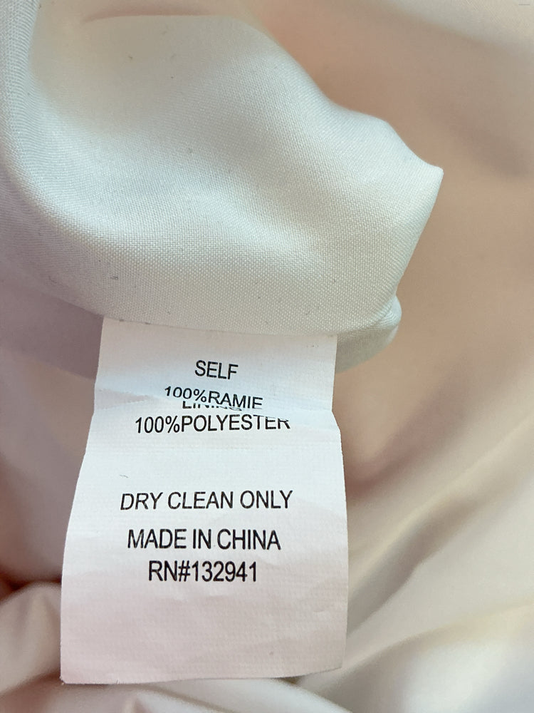 Amanda Uprichard Size M Pink & White Dress