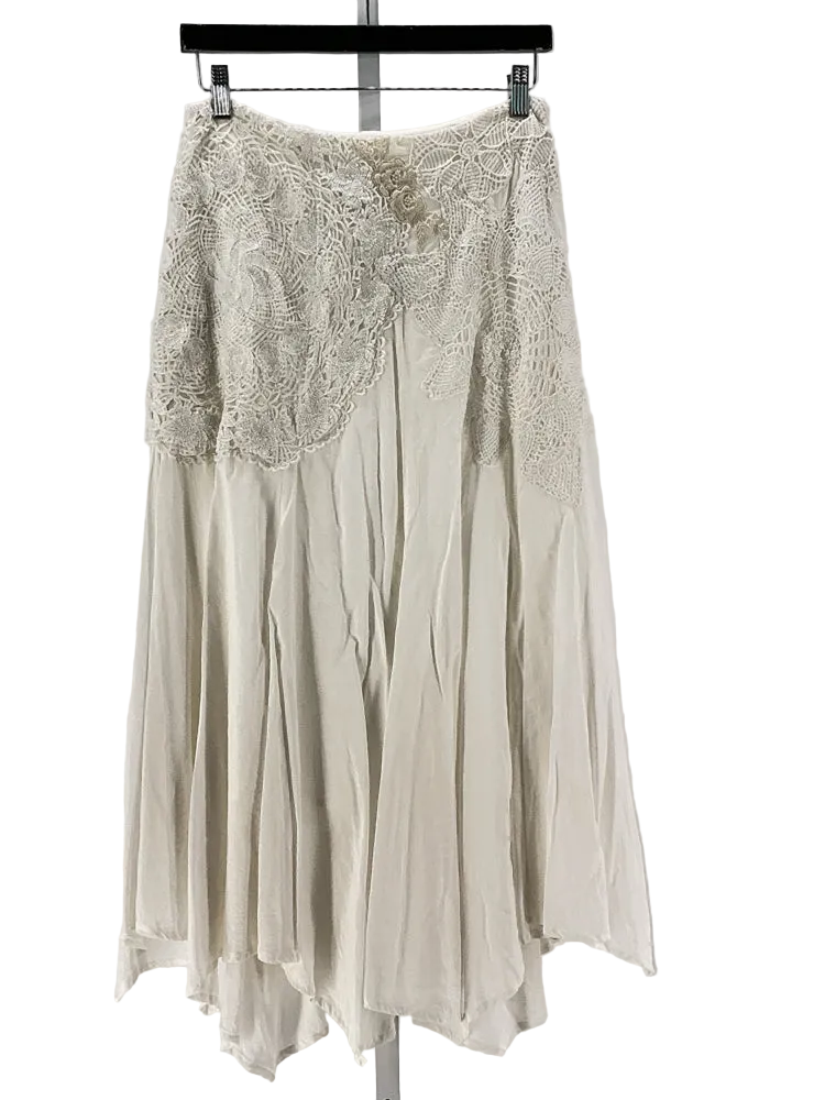 by anthropologie Size 2 White Skirt