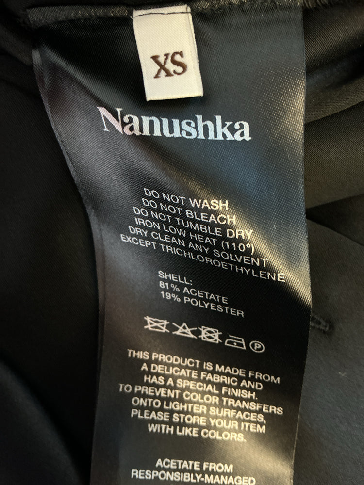 Nanushka Size XS Black Shirt