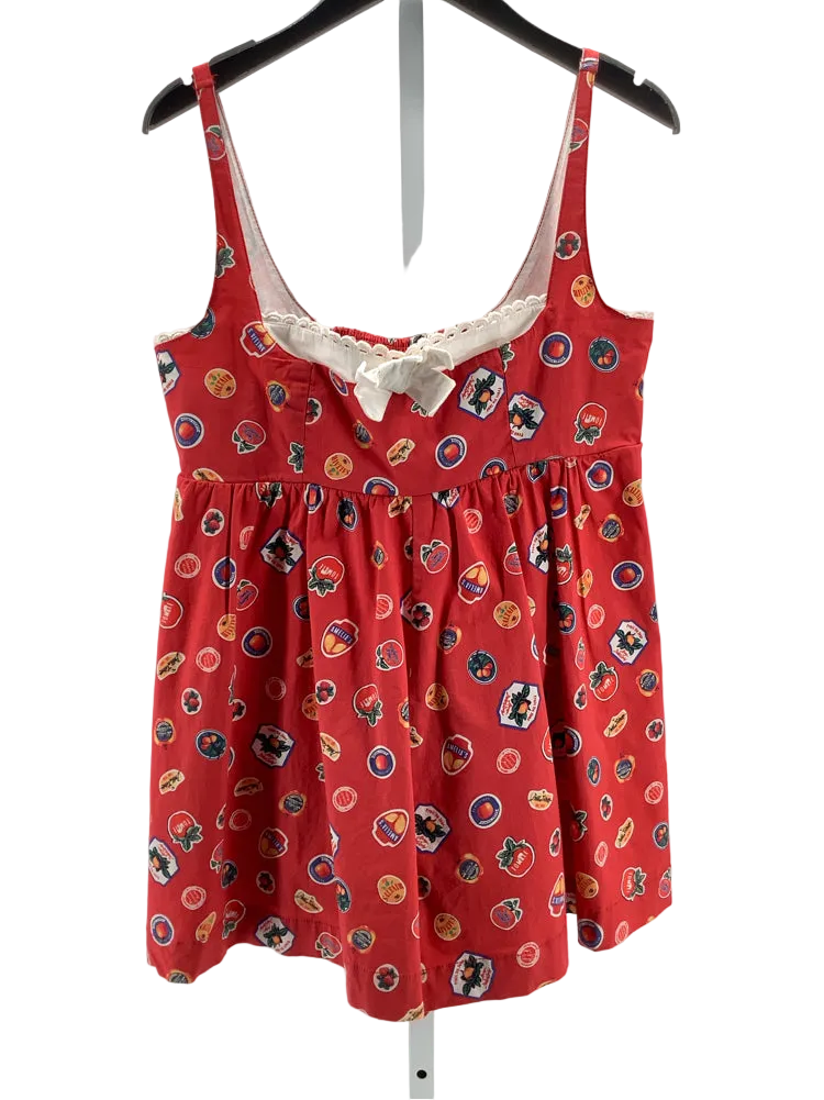 Maeve Size M Red multi Romper