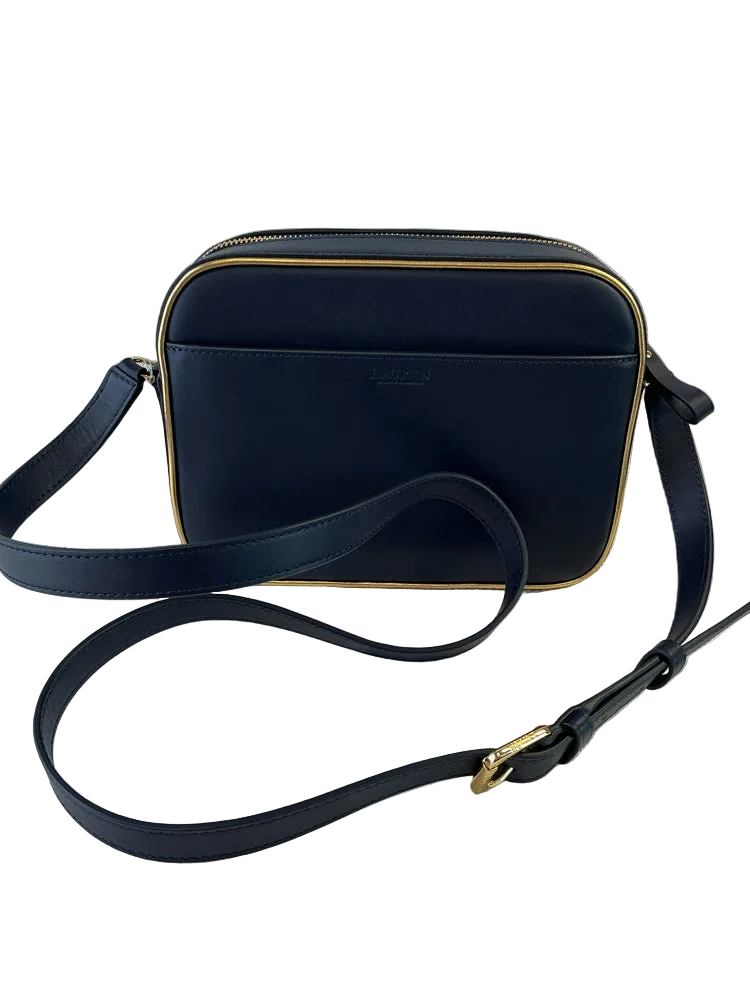 Lauren Navy & Gold Marcy Handbags