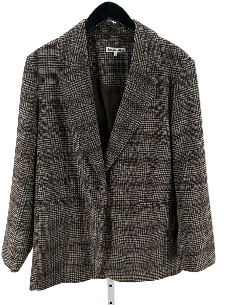 Reformation Size M Brown Jacket