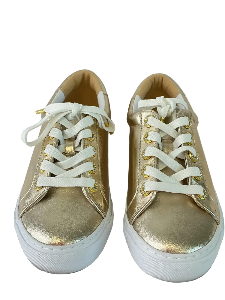 Lilly Pulitzer Shoe Size 6 Gold Sneakers