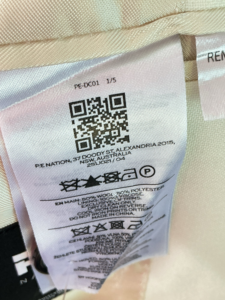 P.E. Nation Size M Cream 2 pc