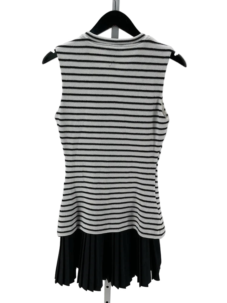 Tanya Taylor Size XS Black & White Regina Dress