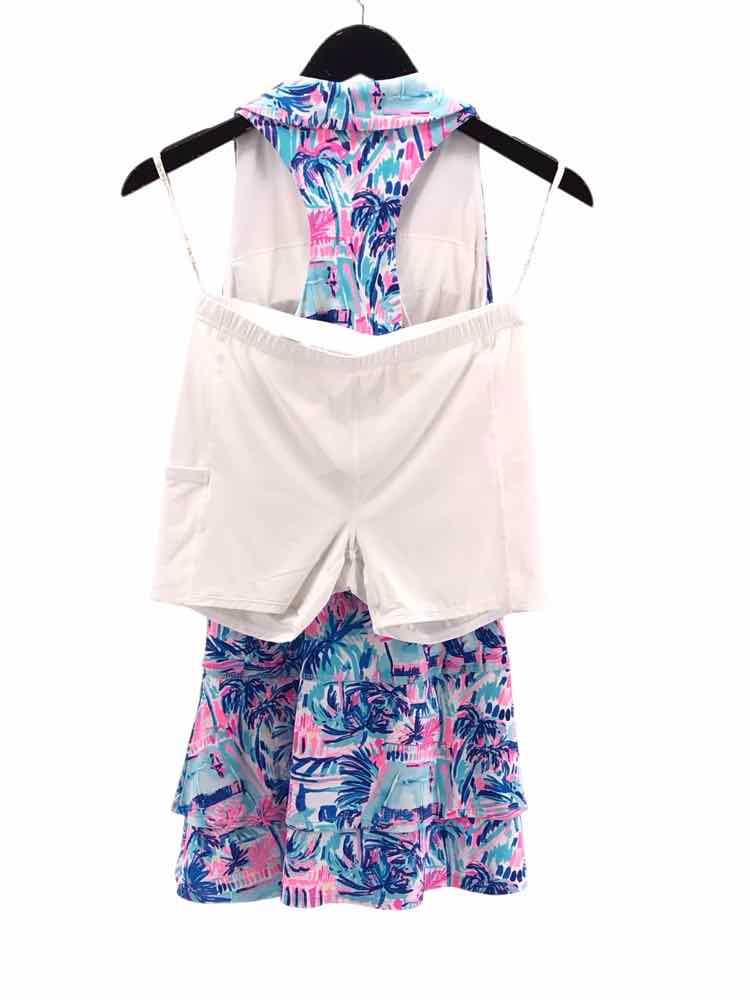 Lilly Pulitzer Luxletic Size XS Blue Multi Dania Dress